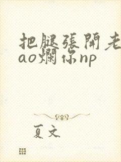 把腿张开老子cao烂你np封面