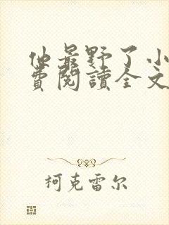 他最野了小说免费阅读全文