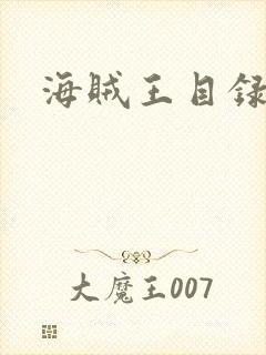 海贼王目录