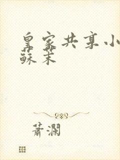 皇家共享小公主苏茉封面