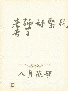 老师好紧我要进去了封面