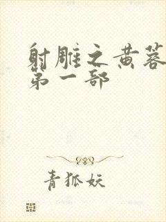 射雕之黄蓉新传第一部