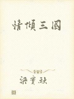 情倾三国封面