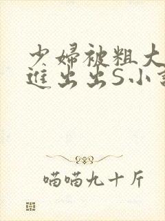 少妇被粗大猛进进出出S小说