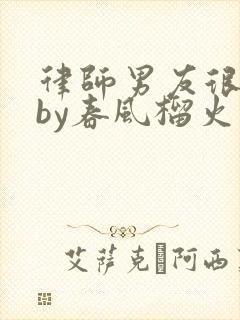 律师男友很难撩by春风榴火封面