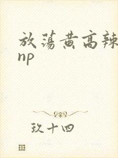 放荡黄高辣h文np封面