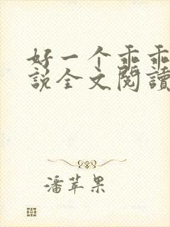 好一个乖乖女小说全文阅读免费无弹窗封面