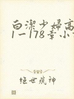 白洁少妇高义第1一178章小说