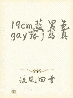 19cm蓝男色gay露j写真