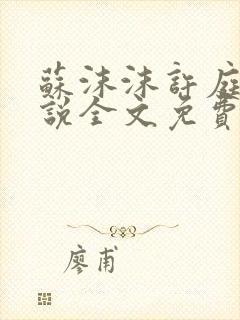 苏沫沫许庭川小说全文免费阅读