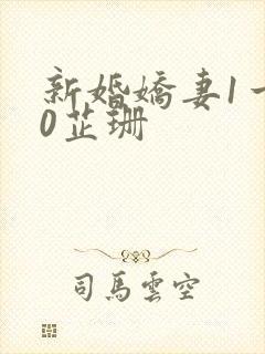 新婚娇妻1一40芷珊