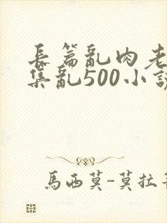 长篇乱肉老师合集乱500小说封面