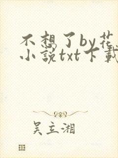 不想了by花卷小说txt下载