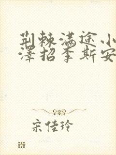 荆棘满途小说李泽招李斯安