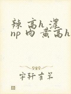 辣 高h 浓 np 肉 黄高h