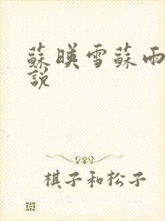 苏映雪苏雨柔小说