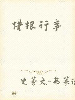 借根行事