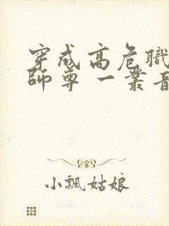 穿成高危职业之师尊 一丛音封面