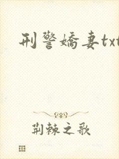 刑警娇妻txt