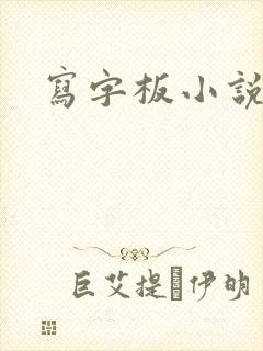 写字板小说