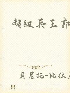 超级兵王郭璞封面