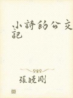 小诗的公交车日记