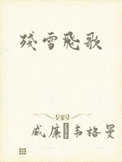残雪飞歌封面