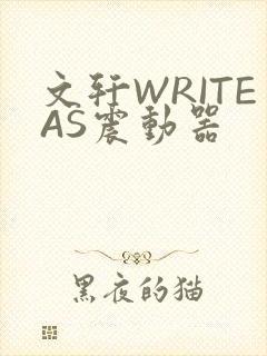 文轩WRITEAS震动器封面
