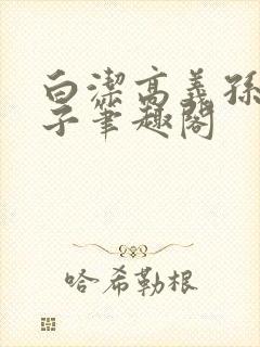 白洁高义孙倩东子笔趣阁