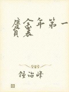 庆余年第一季演员表