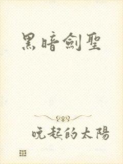 黑暗剑圣封面