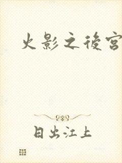 火影之后宫佳丽封面