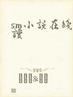 sm小说在线阅读