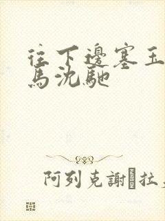 往下边塞玉器骑马沈驰