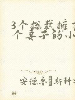 3个总裁拥有一个妻子的小说