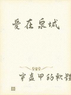 爱在泉城