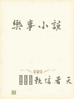 乐事小说封面
