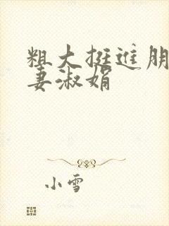 粗大挺进朋友人妻淑娟封面