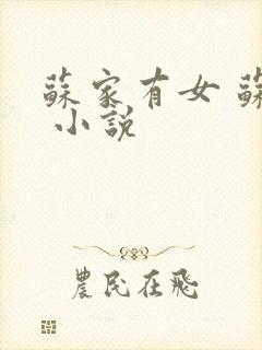 苏家有女 苏杳 小说封面