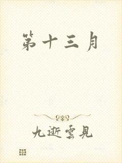 第十三月封面