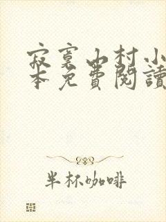 寂寞山村小说全本免费阅读