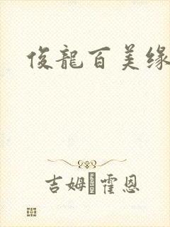 俊龙百美缘小说封面