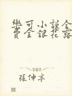 乐可小说全文免费金银花露封面