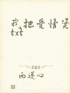 我把爱情煲成汤txt