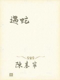 遇蛇封面
