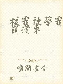 校霸被学霸玩到崩溃车