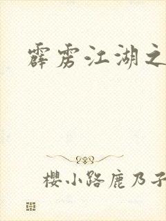 霹雳江湖之青衣封面