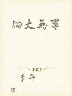 胸大无罪封面