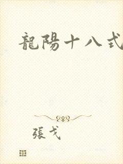 龙阳十八式封面