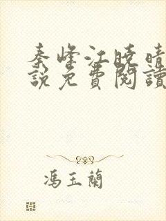 秦峰江晓晴的小说免费阅读